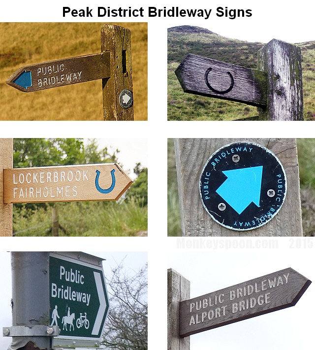 [ MTB Info Peak District Bridleway Signs ]